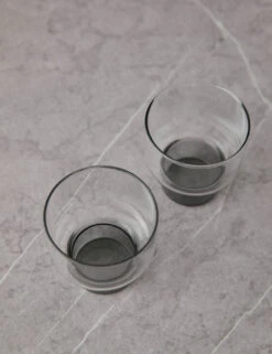 Aita Glass (Set Of 2) By Hudson Wilder -Home Furnishings Store AitaSmokeBaseShortGlass setof211940