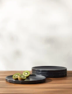 Alfresco Bamboo Dinner Plates (Set Of 4) -Home Furnishings Store AlfrescoBambooDinnerplate Black Setof4 3685