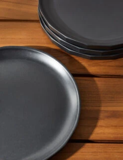 Alfresco Bamboo Dinner Plates (Set Of 4) -Home Furnishings Store AlfrescoBambooDinnerplate Black Setof4 3689