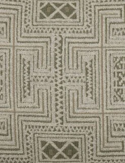 Azra Indoor / Outdoor Pillow By Sunbrella For Lulu And Georgia -Home Furnishings Store AzraOutdoorLumbarPillow CadetGreen A0655705B 1538 swatch