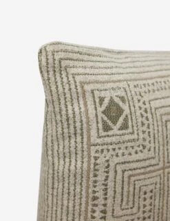 Azra Indoor / Outdoor Pillow By Sunbrella For Lulu And Georgia -Home Furnishings Store AzraOutdoorPillow CadetGreen A0655706B 1464