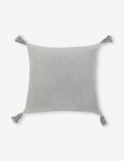 Bianca Velvet Pillow By Pom Pom At Home -Home Furnishings Store Biancagrey20copy