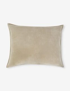 Bianca Velvet Oversized Pillow By Pom Pom At Home -Home Furnishings Store Biancanaturalbigpillowcopy