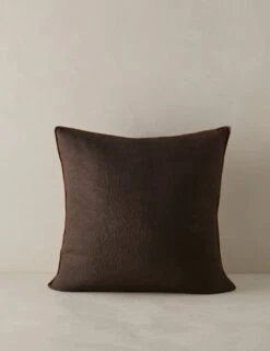 Carys Contrast Linen Pillow -Home Furnishings Store CarysContrastLinenPillow Chocolate Brick Square A0656771 4562 Product
