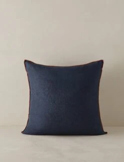 Carys Contrast Linen Pillow -Home Furnishings Store CarysContrastLinenPillow Indigo Brick Square A0656773 4567 Product