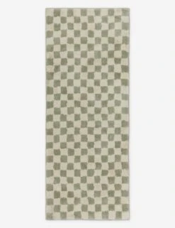 Checkerboard Bath Mat By Sarah Sherman Samuel 18 Checkerboard Bath Mat By Sarah Sherman Samuel -Home Furnishings Store CheckerboardBathMatbySarahShermanSamuel Lichen 2 x5 A06569285144