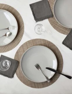 Basketweave Round Placemat (set Of 4) By Chilewich 11 Basketweave Round Placemat (set Of 4) By Chilewich -Home Furnishings Store ChilewichBasketweaveRoundPlacemat Latte Setof4 6222