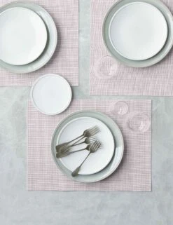 Mini Basketweave Rectangle Placemat (Set Of 4) By Chilewich 24 Mini Basketweave Rectangle Placemat (Set Of 4) By Chilewich -Home Furnishings Store ChilewichMiniBasketweaveRectanglePlacemat Blush 0941 f213f8c3 47df 449a 99ff 6cf75d175270