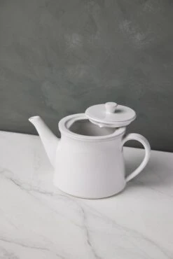 Friso Tea Pot, White By Costa Nova -Home Furnishings Store CostaNovaFrisoTeaPot White 0193