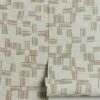 Crossmarks Grasscloth Wallpaper By Élan Byrd