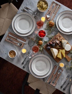 Mini Gingham Napkins (Set Of 4) By Heather Taylor Home -Home Furnishings Store DiningOverhead2 15647 2 Swatch SITECROP ec69fad8 f76a 4ac2 9dc7 720f06e44d03