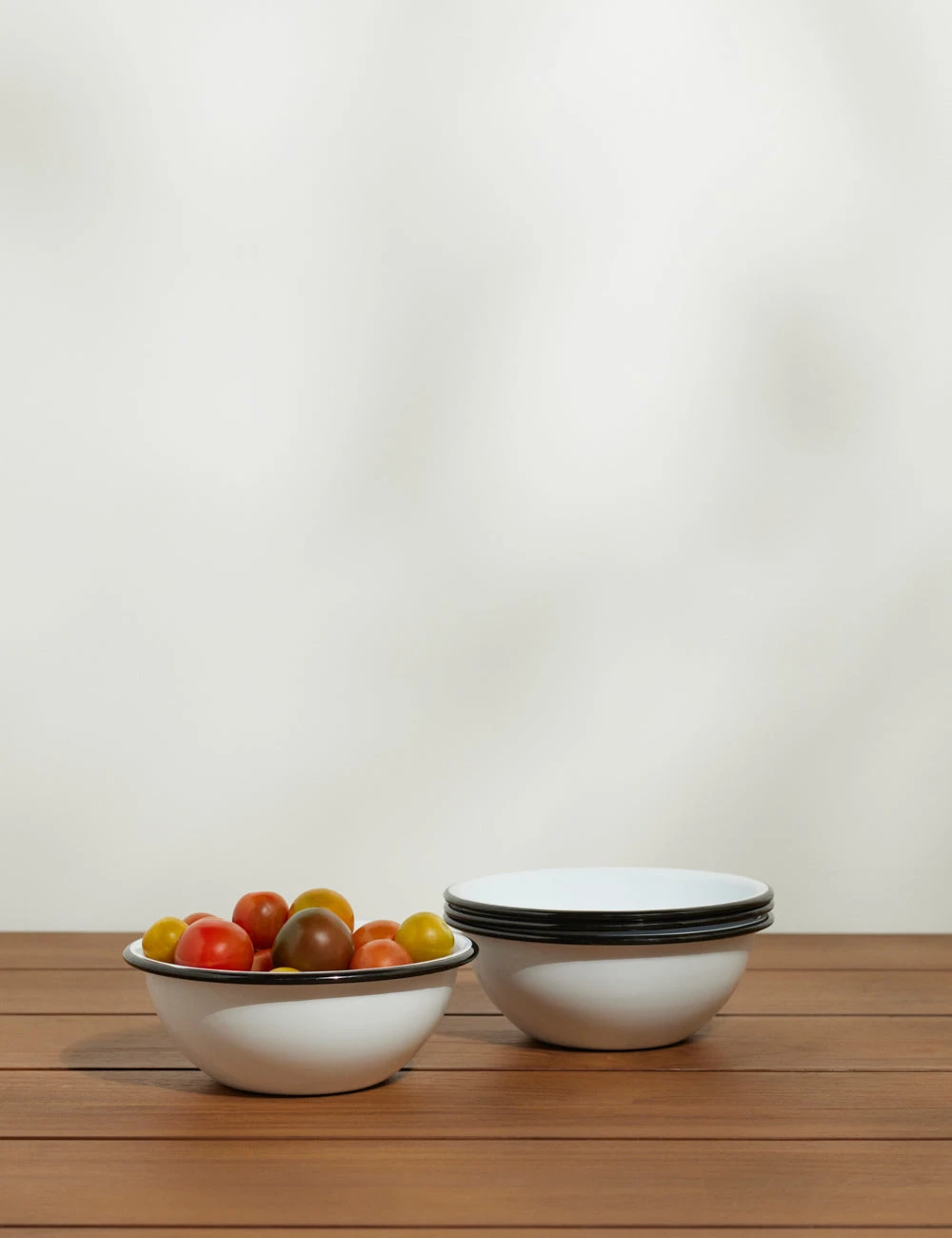 Enamelware Cereal Bowl (Set Of 4) By Crow Canyon 7 Enamelware Cereal Bowl (Set Of 4) By Crow Canyon - Image 7