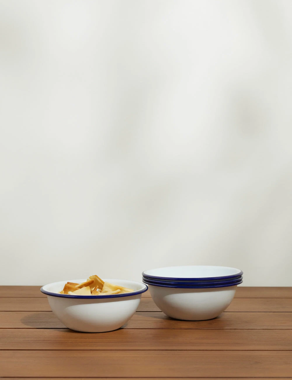 Enamelware Cereal Bowl (Set Of 4) By Crow Canyon 4 Enamelware Cereal Bowl (Set Of 4) By Crow Canyon - Image 4