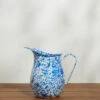 Enamelware Splatter Large Pitcher By Crow Canyon