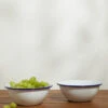 Enamelware Small Serve Bowl (Set Of 2) By Crow Canyon