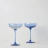 Champagne Coupes (Set Of 2) By Estelle Colored Glass