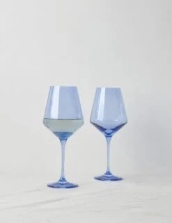 Stemware (Set Of 2) By Estelle Colored Glass -Home Furnishings Store EstelleColoredGlassWineGlass Cob