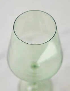 Stemware (Set Of 2) By Estelle Colored Glass -Home Furnishings Store EstelleColoredGlassWineGlass Mint Setof2 7915