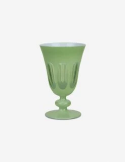 Rialto Tulip Glass (Set Of 2) -Home Furnishings Store GTU01 PSGRialtoGlassTulipPaleSageSet2