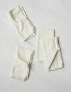 Essential Cotton Dinner Napkins (Set Of 4) By Hawkins New York -Home Furnishings Store HawkinsNewYorkEssentialSetof4CottonDinnerNapkins Ivory 6279