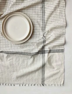 French Lattice Tablecloth By Heather Taylor Home -Home Furnishings Store HeatherTaylorHomeFrenchLattice BlackSmallTablecloth 610a27ce c126 452c af94 22ddd6527121