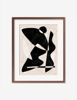 Intricate Black Print By Jan SkÃ¡celÃ­k -Home Furnishings Store IntricateWalnutFrame