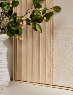 Patchwork Blush Wall Art By Visual Contrast -Home Furnishings Store L0470482 TexturedPaper Blush StuidoLifestyle 16572