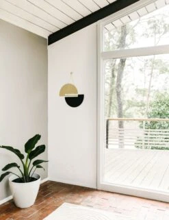 Horizon Wall Hanging By Circle & Line -Home Furnishings Store LG horizon wall black brass 4