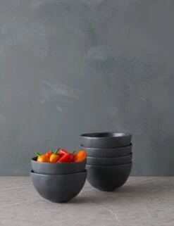 Livia Soup / Cereal Bowl (Set Of 6) By Costa Nova -Home Furnishings Store LiviaCerealBowl Setof6 byCasafina Black L0467320 2013