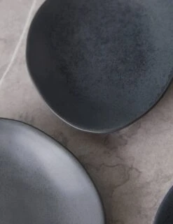 Livia Oval Plate (Set Of 6) By Costa Nova -Home Furnishings Store LiviaOvalPlate Setof6 byCasafina Black L0467314 2035