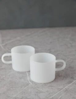 Lotta Coffee/Tea Cup (Set Of 2) By Hudson Wilder 5 Lotta Coffee/Tea Cup (Set Of 2) By Hudson Wilder -Home Furnishings Store LottaWhiteJadeCoffee TeaCup setof2 12078