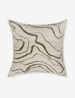 Canyon Pillow By Elan Byrd -Home Furnishings Store Lulu and Georgia CanyonPillow Olive 0248 Site Crop Product