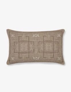 Azra Indoor / Outdoor Pillow By Sunbrella For Lulu And Georgia -Home Furnishings Store Lumbar Natural