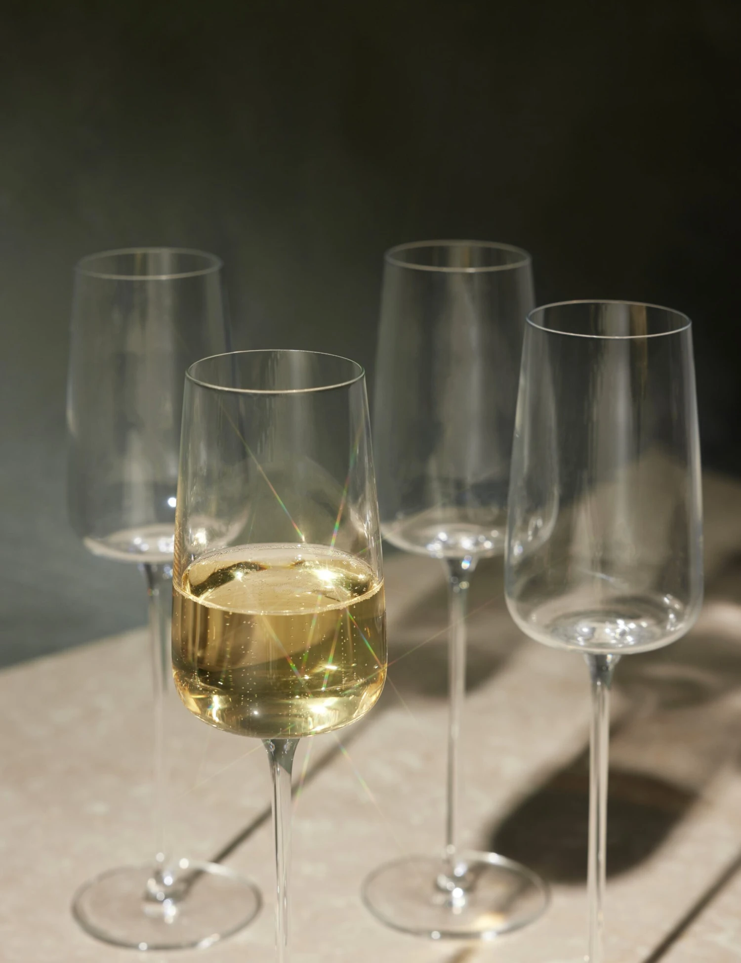 Metropolitan Champagne Flutes (Set Of 4) By LSA International 2 Metropolitan Champagne Flutes (Set Of 4) By LSA International - Image 2