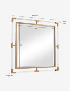 Hyperion Square Mirror -Home Furnishings Store MIR 21699 09714 dims