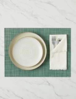 Mini Basketweave Rectangle Placemat (Set Of 4) By Chilewich 25 Mini Basketweave Rectangle Placemat (Set Of 4) By Chilewich -Home Furnishings Store MiniBasketweaveRectanglePlacemats Ivy A0656936 4776 Product