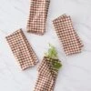 Mini Gingham Napkins (Set Of 4) By Heather Taylor Home