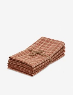 Katherine Plaid Napkins (Set Of 4) By Heather Taylor Home -Home Furnishings Store NAP KATH SNA Katherine Plaid Sienna Napkins 3 7fa797db 9fa8 4296 9fb2 d93386219fbe