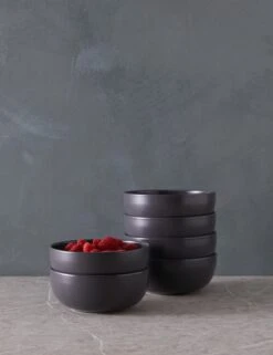 Pacifica Cereal Bowls (Set Of 6) By Casafina -Home Furnishings Store PacificaCerealBowls Setof6 byCasafina SeedGray A06558341607
