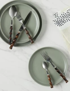 Panda Flatware 5-Piece Set By Sabre 12 Panda Flatware 5-Piece Set By Sabre -Home Furnishings Store PandaFlatwarebySabre DarkBamboo A0656944 4753 Product