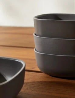 Pia Small Bowl (Set Of 4) By Ekobo -Home Furnishings Store PiaSmallBowl Smoke Setof4 3884