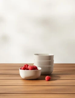 Pia Small Bowl (Set Of 4) By Ekobo -Home Furnishings Store PiaSmallBowl Stone Setof4 3851