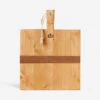 Handcrafted Square Pine Serving Board, Small
