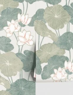 Lily Pad Peel + Stick Wallpaper -Home Furnishings Store RMK11438WP RollShot