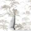 Oriental Toile Peel + Stick Wallpaper