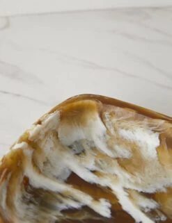 Rectangular Platter By Atlawa -Home Furnishings Store RectangularPlatter 5.9x8.2x1.6 Horn 15158