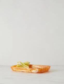 Rectangular Platter By Atlawa -Home Furnishings Store RectangularPlatter 6.7x10x1.2 Honey 0144