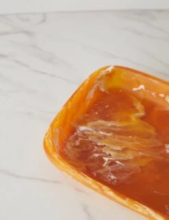 Rectangular Platter By Atlawa -Home Furnishings Store RectangularPlatter 6.7x10x1.2 Honey 0145