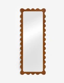 Ripple Full Length Mirror By Sarah Sherman Samuel -Home Furnishings Store RippleMirror HoneyAsh FloorLength A0656629 4455 Product