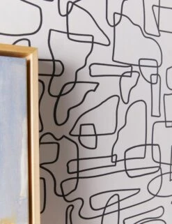 Saunders Wallpaper -Home Furnishings Store SaundersWallpaperSwatch BlackandWhite 1470 SITECROP STUDIOLIFESTYLE